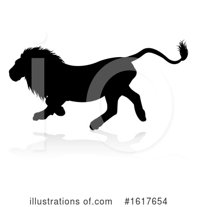 Royalty-Free (RF) Lion Clipart Illustration by AtStockIllustration - Stock Sample #1617654