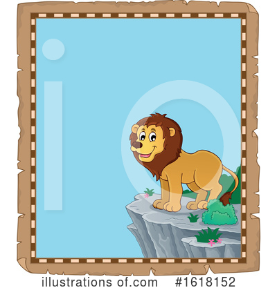 Royalty-Free (RF) Lion Clipart Illustration by visekart - Stock Sample #1618152