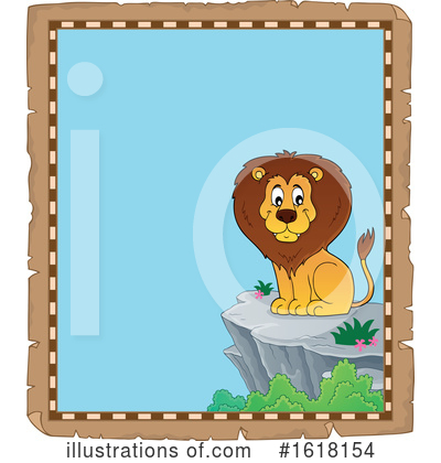 Royalty-Free (RF) Lion Clipart Illustration by visekart - Stock Sample #1618154
