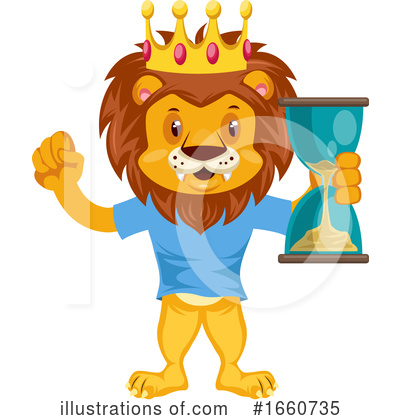 Royalty-Free (RF) Lion Clipart Illustration by Morphart Creations - Stock Sample #1660735