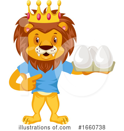 Royalty-Free (RF) Lion Clipart Illustration by Morphart Creations - Stock Sample #1660738