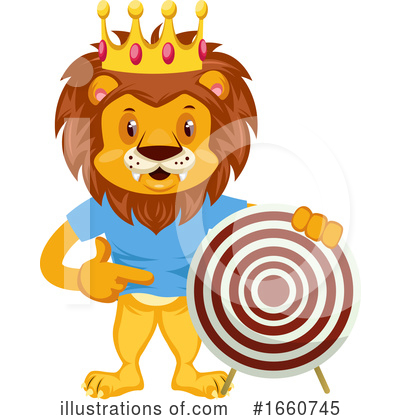 Royalty-Free (RF) Lion Clipart Illustration by Morphart Creations - Stock Sample #1660745