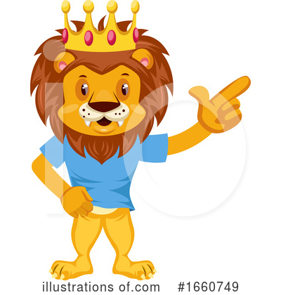 Royalty-Free (RF) Lion Clipart Illustration by Morphart Creations - Stock Sample #1660749