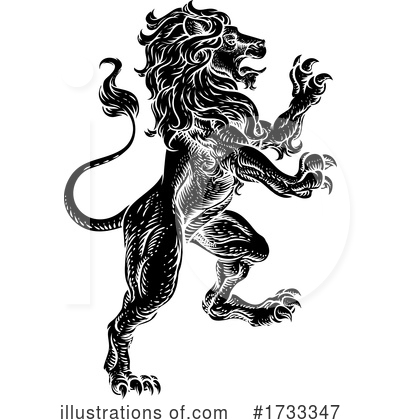 Royalty-Free (RF) Lion Clipart Illustration by AtStockIllustration - Stock Sample #1733347