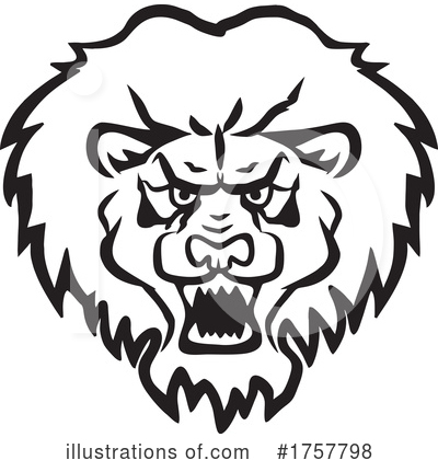 Royalty-Free (RF) Lion Clipart Illustration by Johnny Sajem - Stock Sample #1757798