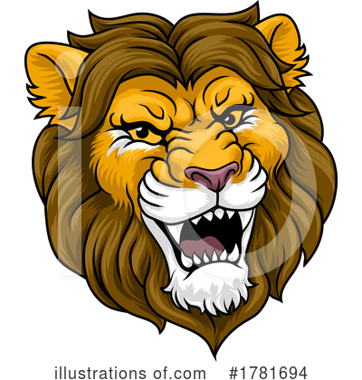 Royalty-Free (RF) Lion Clipart Illustration by AtStockIllustration - Stock Sample #1781694