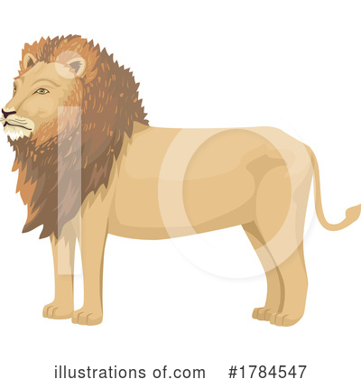 Royalty-Free (RF) Lion Clipart Illustration by BNP Design Studio - Stock Sample #1784547