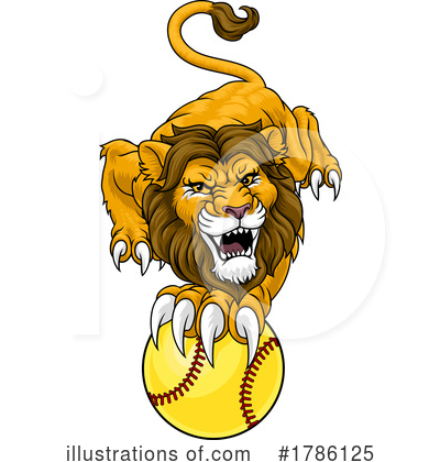 Royalty-Free (RF) Lion Clipart Illustration by AtStockIllustration - Stock Sample #1786125
