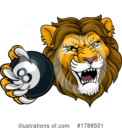 Royalty-Free (RF) Lion Clipart Illustration by AtStockIllustration - Stock Sample #1788501