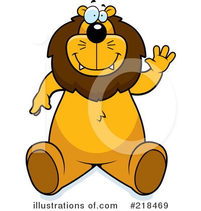 Royalty-Free (RF) Lion Clipart Illustration by Cory Thoman - Stock Sample #218469