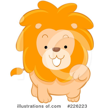 Royalty-Free (RF) Lion Clipart Illustration by BNP Design Studio - Stock Sample #226223