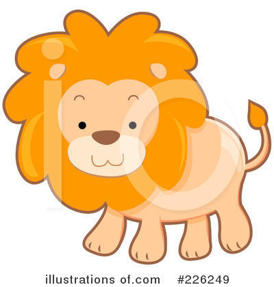 Royalty-Free (RF) Lion Clipart Illustration by BNP Design Studio - Stock Sample #226249