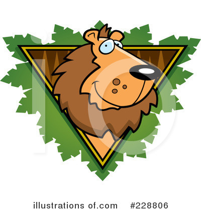 Royalty-Free (RF) Lion Clipart Illustration by Cory Thoman - Stock Sample #228806