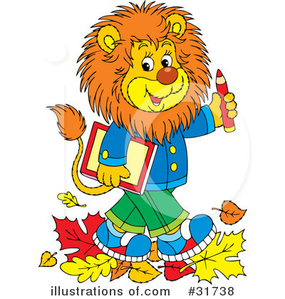 Royalty-Free (RF) Lion Clipart Illustration by Alex Bannykh - Stock Sample #31738