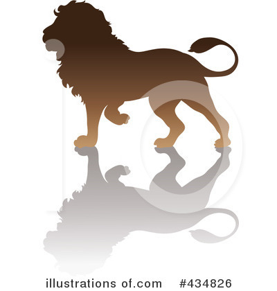 Royalty-Free (RF) Lion Clipart Illustration by Pams Clipart - Stock Sample #434826