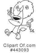 Lion Clipart #443093 by toonaday