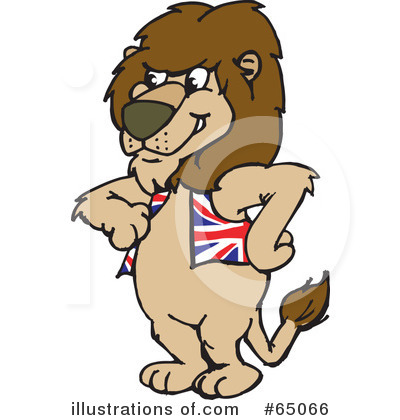 Royalty-Free (RF) Lion Clipart Illustration by Dennis Holmes Designs - Stock Sample #65066