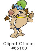 Lion Clipart #65103 by Dennis Holmes Designs