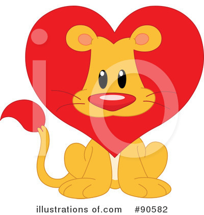 Royalty-Free (RF) Lion Clipart Illustration by yayayoyo - Stock Sample #90582