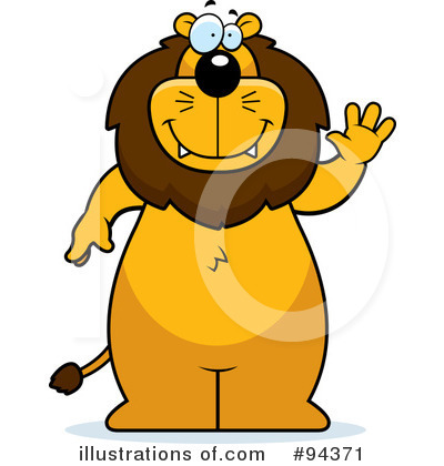 Royalty-Free (RF) Lion Clipart Illustration by Cory Thoman - Stock Sample #94371