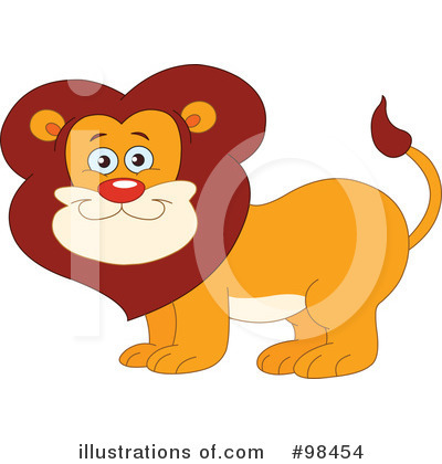 Royalty-Free (RF) Lion Clipart Illustration by yayayoyo - Stock Sample #98454