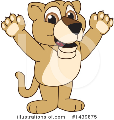 Royalty-Free (RF) Lion Cub Mascot Clipart Illustration by Mascot Junction - Stock Sample #1439875