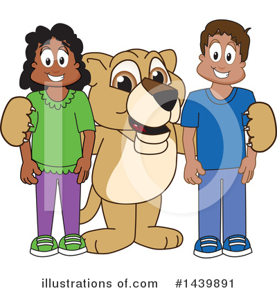 Royalty-Free (RF) Lion Cub Mascot Clipart Illustration by Mascot Junction - Stock Sample #1439891