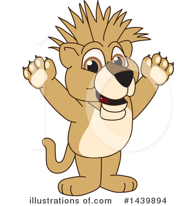 Royalty-Free (RF) Lion Cub Mascot Clipart Illustration by Mascot Junction - Stock Sample #1439894