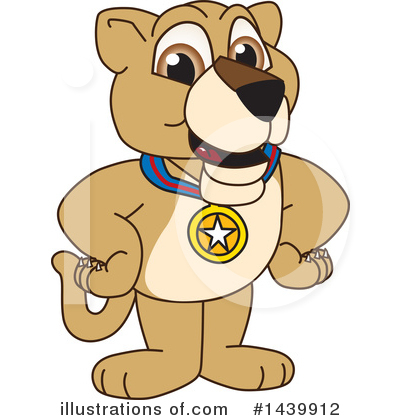 Lion Cub Mascot Clipart #1439912 by Mascot Junction