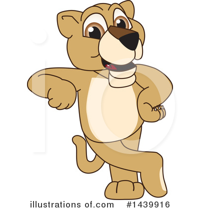 Lion Cub Mascot Clipart #1439916 by Mascot Junction