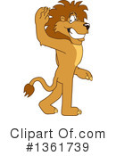 Lion School Mascot Clipart #1361739 by Mascot Junction