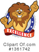 Lion School Mascot Clipart #1361742 by Mascot Junction