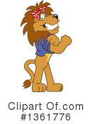 Lion School Mascot Clipart #1361776 by Mascot Junction