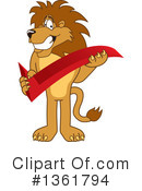 Lion School Mascot Clipart #1361794 by Mascot Junction