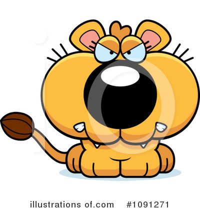 Royalty-Free (RF) Lioness Clipart Illustration by Cory Thoman - Stock Sample #1091271