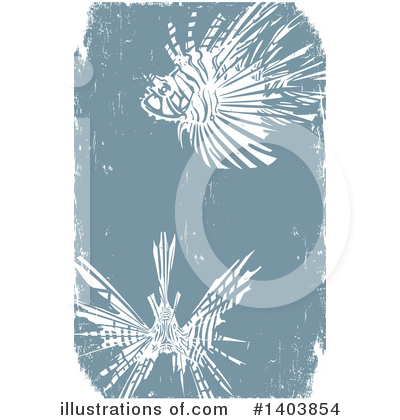 Royalty-Free (RF) Lionfish Clipart Illustration by xunantunich - Stock Sample #1403854