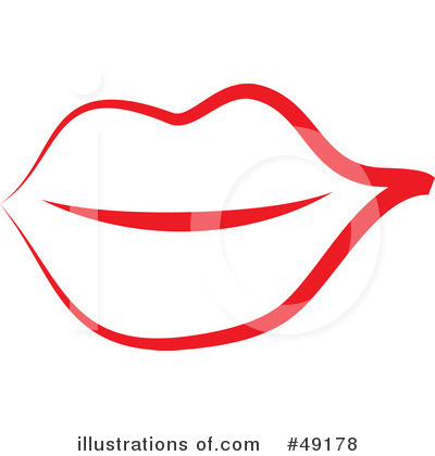 Royalty-Free (RF) Lip Clipart Illustration by Prawny - Stock Sample #49178