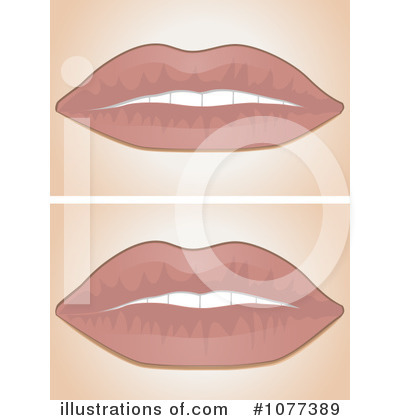 Royalty-Free (RF) Lips Clipart Illustration by elaineitalia - Stock Sample #1077389