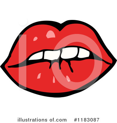Royalty-Free (RF) Lips Clipart Illustration by lineartestpilot - Stock Sample #1183087