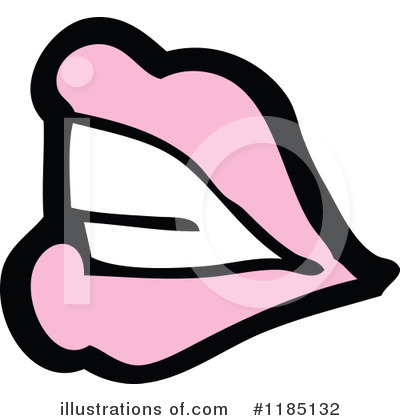 Royalty-Free (RF) Lips Clipart Illustration by lineartestpilot - Stock Sample #1185132