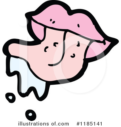 Royalty-Free (RF) Lips Clipart Illustration by lineartestpilot - Stock Sample #1185141