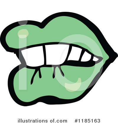 Royalty-Free (RF) Lips Clipart Illustration by lineartestpilot - Stock Sample #1185163