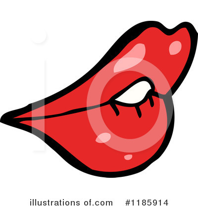 Royalty-Free (RF) Lips Clipart Illustration by lineartestpilot - Stock Sample #1185914