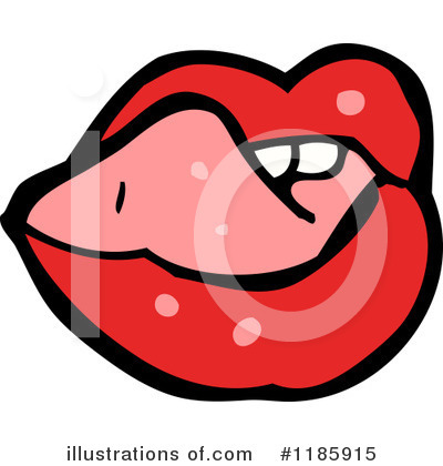 Royalty-Free (RF) Lips Clipart Illustration by lineartestpilot - Stock Sample #1185915