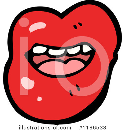 Royalty-Free (RF) Lips Clipart Illustration by lineartestpilot - Stock Sample #1186538