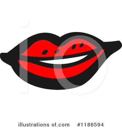 Royalty-Free (RF) Lips Clipart Illustration by lineartestpilot - Stock Sample #1186594