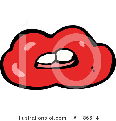 Royalty-Free (RF) Lips Clipart Illustration by lineartestpilot - Stock Sample #1186614