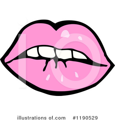 Royalty-Free (RF) Lips Clipart Illustration by lineartestpilot - Stock Sample #1190529