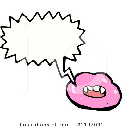 Royalty-Free (RF) Lips Clipart Illustration by lineartestpilot - Stock Sample #1192091