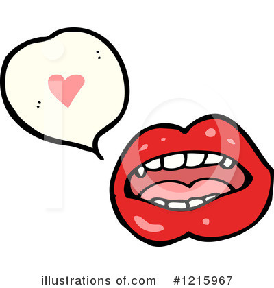 Royalty-Free (RF) Lips Clipart Illustration by lineartestpilot - Stock Sample #1215967